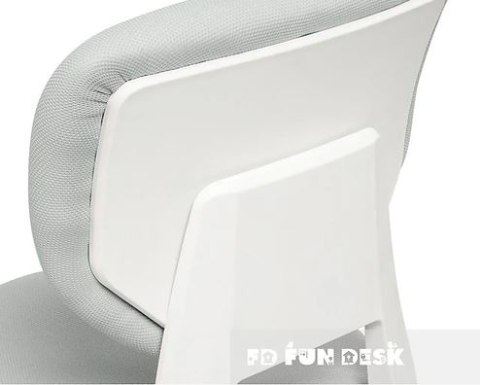 Fun Desk BUONO GREY - Krzesełko z regulacją wysokości obrotowe do biurka Fun Desk BUONO GREY - Krzesełko z regulacją wysokości obrotowe do biurka