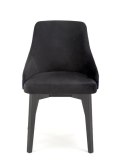 Halmar ENDO krzesło czarny / tap: BLUVEL 19 (czarny), materiał: drewno lite - bukowe / tkanina velvet Halmar ENDO krzesło czarny / tap: BLUVEL 19 (czarny), materiał: drewno lite - bukowe / tkanina velvet