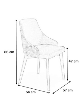 Halmar ENDO krzesło czarny / tap: BLUVEL 78 (c. zielony), materiał: drewno lite - bukowe / tkanina velvet