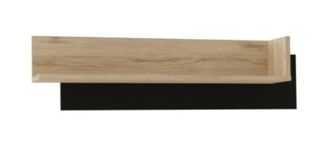 Forte ELATHA FRTB01-M550 Półka wisząca Dąb Catania / Czarny Forte ELATHA FRTB01-M550 Półka wisząca Dąb Catania / Czarny