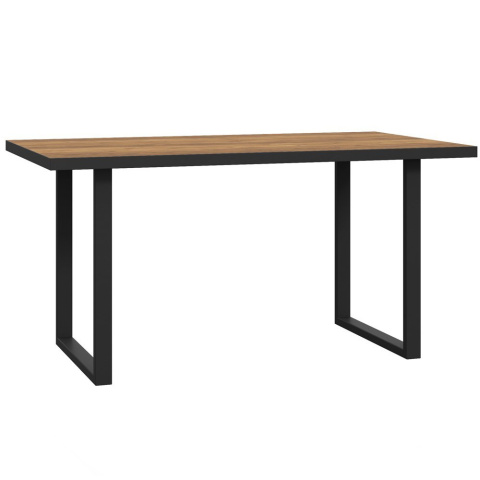 Forte HAYATO TBLT442-M337 Stół nierozkładany 160 x 90 - Świerk Alpejski / Czarny Forte HAYATO TBLT442-M337 Stół nierozkładany 160 x 90 - Świerk Alpejski / Czarny