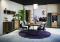 Forte HAYATO TBLT442-M337 Stół nierozkładany 160 x 90 - Świerk Alpejski / Czarny Forte HAYATO TBLT442-M337 Stół nierozkładany 160 x 90 - Świerk Alpejski / Czarny