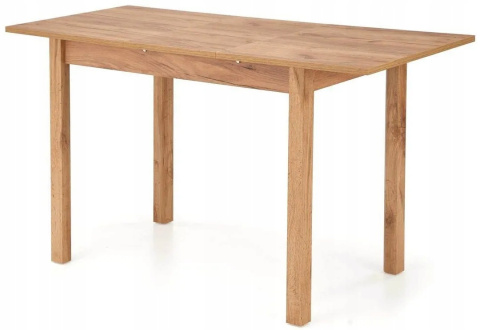 HALMAR stół GINO rozkładany blat - dąb craft nogi - dąb craft płyta meblowa okleinowana prostokątny do jadalni kuchni 100-135x60 HALMAR stół GINO rozkładany blat - dąb craft nogi - dąb craft płyta meblowa okleinowana prostokątny do jadalni kuchni 100-135x60