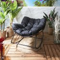 Intesi Fotel ogrodowy Tulum czarny Intesi Fotel ogrodowy Tulum czarny