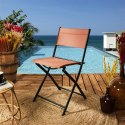 Intesi Krzesło Elba składane outdoor terrakota