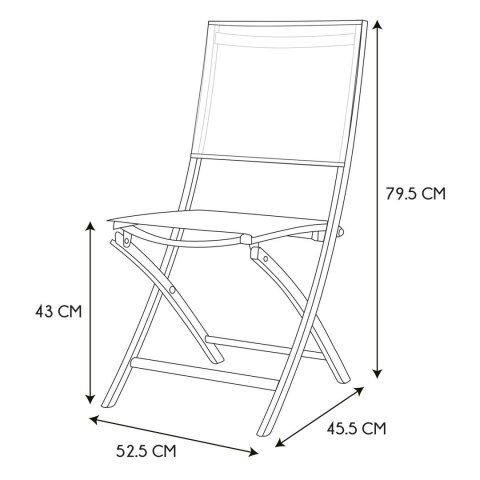 Intesi Krzesło Elba składane outdoor zielone Intesi Krzesło Elba składane outdoor zielone