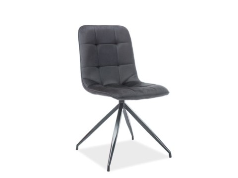 KRZESŁO TEXO VELVET CZARNY STELAŻ/CZARNY TAP. 117 KRZESŁO TEXO VELVET CZARNY STELAŻ/CZARNY TAP. 117