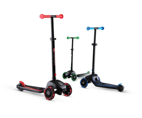 Qplay Hulajnoga Scooter Jeździk Future Green Zielony aluminiowa składana świecące koła regulacja wysokości kierownicy hamulec Qplay Hulajnoga Scooter Jeździk Future Green Zielony aluminiowa składana świecące koła regulacja wysokości kierownicy hamulec