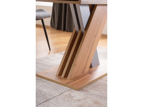 SIGNAL STÓŁ EXEL DĄB ARTISAN / ANTRACYT 140(180)X85 (D) PROSTOKĄTNY ROZKŁADANY PŁYTA MEBLOWA LAMINOWANA DO JADALNI SIGNAL STÓŁ EXEL DĄB ARTISAN / ANTRACYT 140(180)X85 (D) PROSTOKĄTNY ROZKŁADANY PŁYTA MEBLOWA LAMINOWANA DO JADALNI