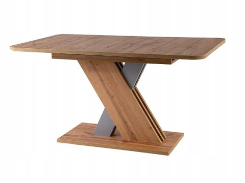 SIGNAL STÓŁ EXEL DĄB ARTISAN / ANTRACYT 140(180)X85 (D) PROSTOKĄTNY ROZKŁADANY PŁYTA MEBLOWA LAMINOWANA DO JADALNI SIGNAL STÓŁ EXEL DĄB ARTISAN / ANTRACYT 140(180)X85 (D) PROSTOKĄTNY ROZKŁADANY PŁYTA MEBLOWA LAMINOWANA DO JADALNI
