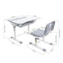 Fun Desk Sorriso Grey - Zestaw Biurko i krzesełko dziecięce regulowane Fun Desk Sorriso Grey - Zestaw Biurko i krzesełko dziecięce regulowane