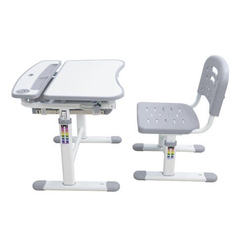 Fun Desk Sorriso Grey - Zestaw Biurko i krzesełko dziecięce regulowane Fun Desk Sorriso Grey - Zestaw Biurko i krzesełko dziecięce regulowane