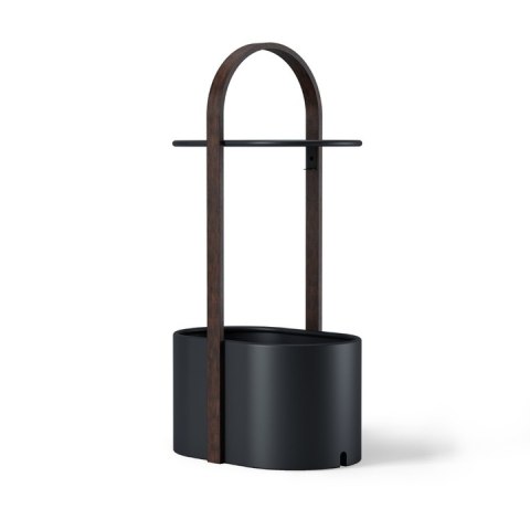 UMBRA Stolik kawowy HUB metal - drewno czarny orzech pojemnik na czasopisma organizer do przewodów uchwyt do przenoszenia UMBRA Stolik kawowy HUB metal - drewno czarny orzech pojemnik na czasopisma organizer do przewodów uchwyt do przenoszenia