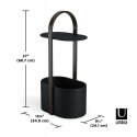 UMBRA Stolik kawowy HUB metal - drewno czarny orzech pojemnik na czasopisma organizer do przewodów uchwyt do przenoszenia UMBRA Stolik kawowy HUB metal - drewno czarny orzech pojemnik na czasopisma organizer do przewodów uchwyt do przenoszenia