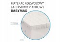 Materac z lateksem Hevea Baby Max 120x60 (Aegis Natural Care)