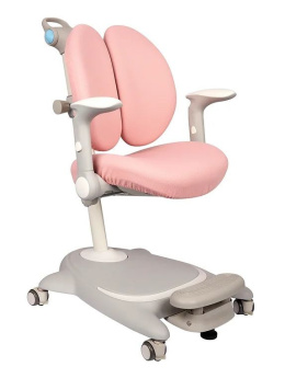 Arnica Pink - Krzesełko z regulacją wysokości, podłokietnikami i podnóżkiem