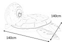 Bestway BESTWAY 41041 DMUCHANY ŻÓŁWIK DO PŁYWANIA 140cm x 140cm ZIELONY WINYLOWY Z WYTRZYMAŁYMI UCHWYTAMI Bestway BESTWAY 41041 DMUCHANY ŻÓŁWIK DO PŁYWANIA 140cm x 140cm ZIELONY WINYLOWY Z WYTRZYMAŁYMI UCHWYTAMI