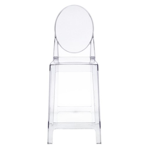 D2.DESIGN Hoker Stołek Krzesło barowy Viki transparentny 66cm tworzywo stabilny i wytrzymały jednocześnie wygodny D2.DESIGN Hoker Stołek Krzesło barowy Viki transparentny 66cm tworzywo stabilny i wytrzymały jednocześnie wygodny