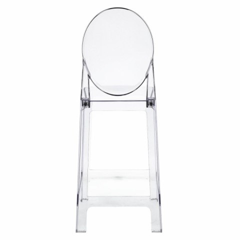 D2.DESIGN Hoker Stołek Krzesło barowy Viki transparentny 66cm tworzywo stabilny i wytrzymały jednocześnie wygodny D2.DESIGN Hoker Stołek Krzesło barowy Viki transparentny 66cm tworzywo stabilny i wytrzymały jednocześnie wygodny
