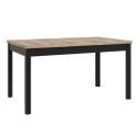 Forte JOKKAZ TBLT7029-M559 Stół rozkładany 160 x 90 Dąb / Czarny Forte JOKKAZ TBLT7029-M559 Stół rozkładany 160 x 90 Dąb / Czarny