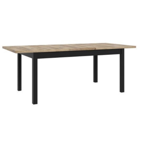 Forte JOKKAZ TBLT7029-M559 Stół rozkładany 160 x 90 Dąb / Czarny Forte JOKKAZ TBLT7029-M559 Stół rozkładany 160 x 90 Dąb / Czarny
