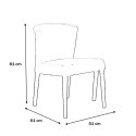 Forte KRZESŁA KR0150-DRE-BLL19 HIDEKI Czarny materiał: tkanina, drewno Forte KRZESŁA KR0150-DRE-BLL19 HIDEKI Czarny materiał: tkanina, drewno
