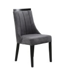 Forte KRZESŁO KR0154-DRE-BLL14 EKIKEN Szary / Czarny materiał: tkanina, drewno Forte KRZESŁO KR0154-DRE-BLL14 EKIKEN Szary / Czarny materiał: tkanina, drewno