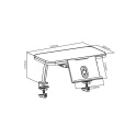 Fun Desk SS16 Blue półka na biurko Carezza, Invito, Volare, Amare Fun Desk SS16 Blue półka na biurko Carezza, Invito, Volare, Amare