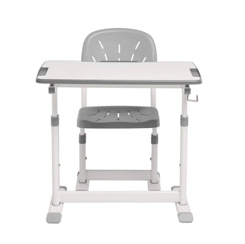 FunDesk Olea Grey - Regulowane biurko z krzesełkiem FunDesk Olea Grey - Regulowane biurko z krzesełkiem