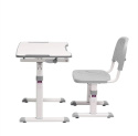 FunDesk Olea Grey - Regulowane biurko z krzesełkiem