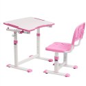 FunDesk Olea Pink - Regulowane biurko z krzesełkiem FunDesk Olea Pink - Regulowane biurko z krzesełkiem