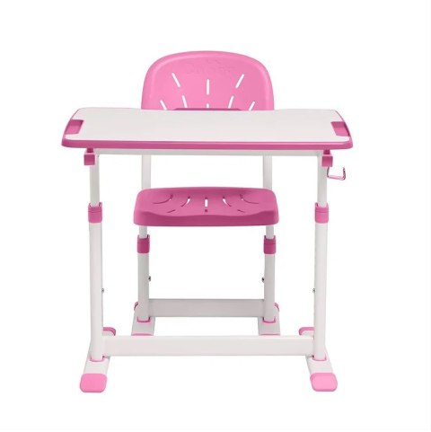 FunDesk Olea Pink - Regulowane biurko z krzesełkiem FunDesk Olea Pink - Regulowane biurko z krzesełkiem
