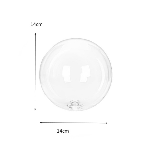 King Home Klosz transparentny 14 cm ( CAPRI ) wykonany ze szkła pasuje do lamp Capri King Home Klosz transparentny 14 cm ( CAPRI ) wykonany ze szkła pasuje do lamp Capri