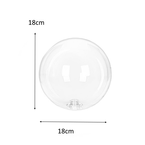 King Home Klosz transparentny 18 cm ( CAPRI ) szklany pasuje do lamp capri King Home Klosz transparentny 18 cm ( CAPRI ) szklany pasuje do lamp capri