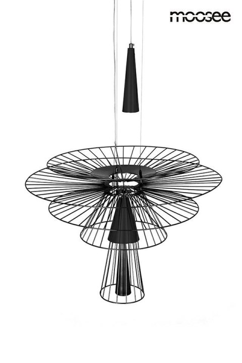 Moosee MOOSEE lampa wisząca SESTO czarna Moosee MOOSEE lampa wisząca SESTO czarna