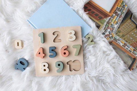 Pearhead Pearhead Drewniane Puzzle z Numerkami Pearhead Pearhead Drewniane Puzzle z Numerkami