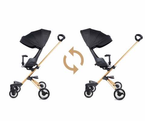 Qplay Qplay Easy Wózek Dziecięcy 3w1 Golden/Black Qplay Qplay Easy Wózek Dziecięcy 3w1 Golden/Black