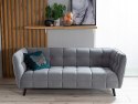 SIGNAL SOFA KANAPA CASTELLO 2 TAPICERKA VELVET BEŻOWY BLUVEL 28 / DREWNO WENGE DEKORACYJNE PRZESZYCIA OZDOBIONE GUZIKAMI SIGNAL SOFA KANAPA CASTELLO 2 TAPICERKA VELVET BEŻOWY BLUVEL 28 / DREWNO WENGE DEKORACYJNE PRZESZYCIA OZDOBIONE GUZIKAMI