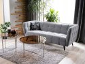 SIGNAL SOFA KANAPA CASTELLO 2 TAPICERKA VELVET BEŻOWY BLUVEL 28 / DREWNO WENGE DEKORACYJNE PRZESZYCIA OZDOBIONE GUZIKAMI SIGNAL SOFA KANAPA CASTELLO 2 TAPICERKA VELVET BEŻOWY BLUVEL 28 / DREWNO WENGE DEKORACYJNE PRZESZYCIA OZDOBIONE GUZIKAMI