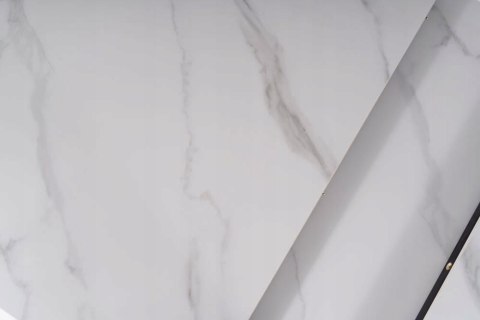 STÓŁ APOLLO ROZKŁADANY MDF + CERAMIKA EFEKT MARMURU BIAŁY MAT / CZARNY STELAŻ DREWNO 120(160)X80 SIGNAL STÓŁ APOLLO ROZKŁADANY MDF + CERAMIKA EFEKT MARMURU BIAŁY MAT / CZARNY STELAŻ DREWNO 120(160)X80 SIGNAL