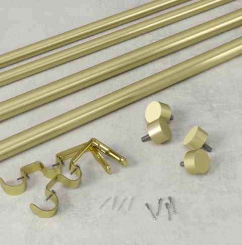 Umbra UMBRA podwójny karnisz CAPPA 91 - 168 cm złoty Umbra UMBRA podwójny karnisz CAPPA 91 - 168 cm złoty