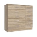 Forte MILAN PRGK222-D30 Komoda pojemna, szuflady Dąb Sonoma Forte MILAN PRGK222-D30 Komoda pojemna, szuflady Dąb Sonoma