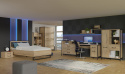 Forte ORIENTAL TREE HUDK011-D105 Szafka nocna szuflady, Dąb Bartex / Czarny Forte ORIENTAL TREE HUDK011-D105 Szafka nocna szuflady, Dąb Bartex / Czarny
