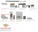 Forte SURFINIO SFNB01-M378 Półka wisząca Forte SURFINIO SFNB01-M378 Półka wisząca