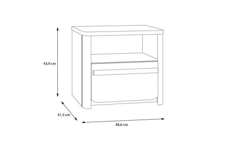 Forte SURFINIO SFNK011-M378 Szafka nocna Forte SURFINIO SFNK011-M378 Szafka nocna