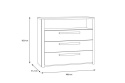 Forte SURFINIO SFNK211-M378 Komoda Forte SURFINIO SFNK211-M378 Komoda