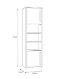 Forte SURFINIO SFNR711L-M378 Regał Forte SURFINIO SFNR711L-M378 Regał