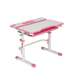 Fressia Pink - Regulowane biurko Cubby Fun Desk