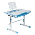 Fressia Blue - Regulowane biurko Cubby Fun Desk