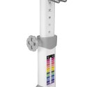 Fressia Grey - Regulowane biurko Cubby w zestawie lampa i stojak na książki - Fun Desk Fressia Grey - Regulowane biurko Cubby w zestawie lampa i stojak na książki - Fun Desk